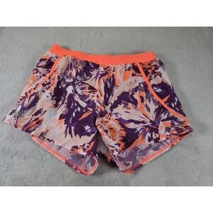 Under Armour HeatGear Running Shorts Womens Medium Lined Athletic Gym Training